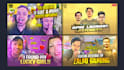 design amazing youtube thumbnail