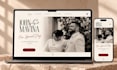create a wedding invitations and wedding website