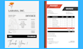 design custom invoice templates
