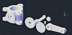 prepare 2D, 3D CAD models in AutoCAD, ProE or Solidworks