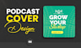 design professional podcast cover art