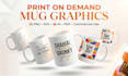 unique coffee mug, typography mug and custom mug artwork