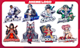 design gaming mascot anime logo with your character