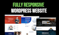 update or design responsive wordpress website using elementor pro