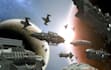 make a sci fi art, spaceship, character and concept art