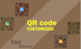 create a custom professional qr code design with a logo