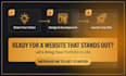 create a professional portfolio website with modern design and responsive layout