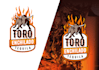 provide a creative bear and bull trading logo with satisfaction guaranteed