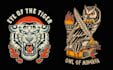 create a traditional or old school style tattoo design
