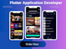 develop ai flutter mobile app with admin panel