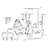 draw cartoon, comics, farside or new york style cartoons
