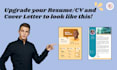 create a CV, resume, and cover letter design on canva professionally