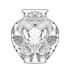 draw digital lineart illustrations of skulls, insects, animals