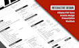 create interactive fillable pdf, form, invoice, workbook etc