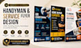 design a professional business flyer for your brand