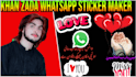 make logo design photo editing whatsapp sticker