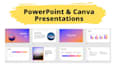create, design eye catchy powerpoint and canva presentations
