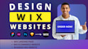 design wix website, wix landing page, wix website redesign, wix development