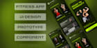 design wallet, fintech, fitness, education app and website UI UX