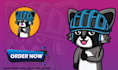 create cute mascot, cartoon and character logo design