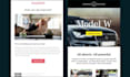make editable HTML email template, email newsletter template