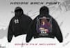 design anime streetwear hoodie back print for clothing brands