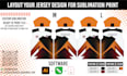 layout your design into cut sew pattern for sublimation print
