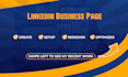 create an impressive linkedin business page