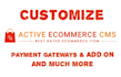 integrate payment gateway and provide customizations for active ecommerce cms