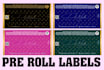 create cannabis, marijuana pre roll label and mylar bag