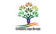 provide modern different family tree logo design