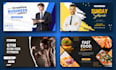 do awesome website header design, website banner, youtube cover design