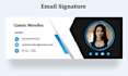 design HTML email signature designs