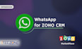 do whatsapp integration with zoho apps