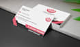 do brand identity business card design with digital qrcode