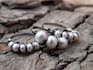 make a 3 sterling silver fresh water pearl rings