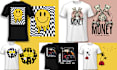 custom graphic t shirt design