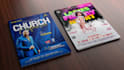 design church flyer, event flyer design