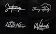 design signature handwritten logo