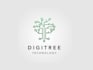 do design cyber security, tech and technology logo