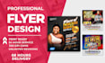 make a party, event flyer, and social media flyer design