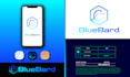 do a modern tech technology startup crypto and cyber security logo