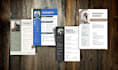 design your professional resume and CV in PDF format