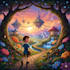 create pixar style childrens storybook illustrations