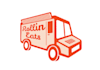 design awesome rollin eats logo
