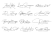 design signature, handwritten, cursive, scripted, handwriting logo