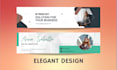 design an elegant linkedin banner