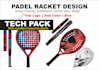 design creative custom padel racket for your brand