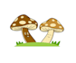 do make an modern unique mushroom logo