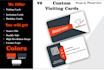 all types of visiting cards
